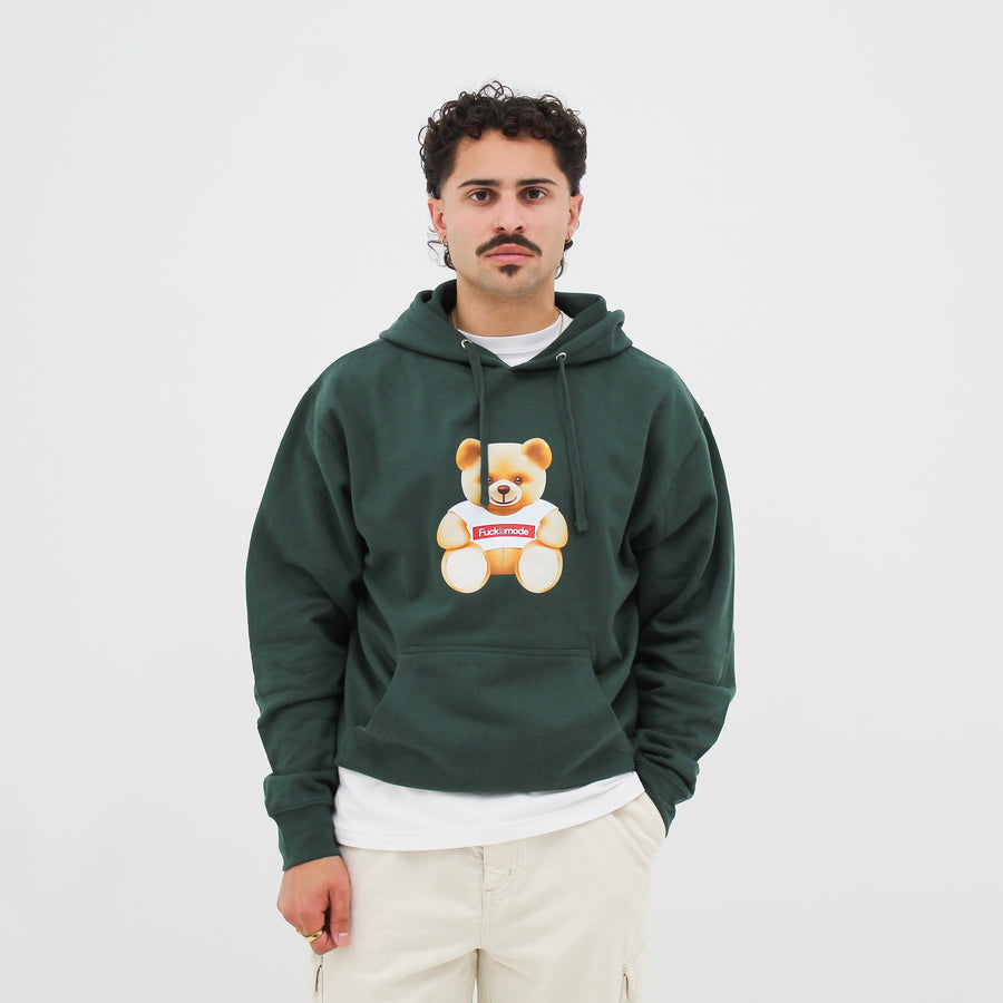 Hoodie FLM Ourson - Vert