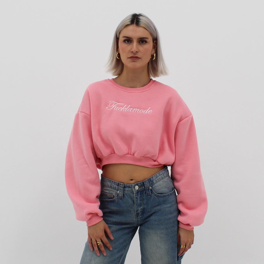 Oversize Women’s Script Crewneck