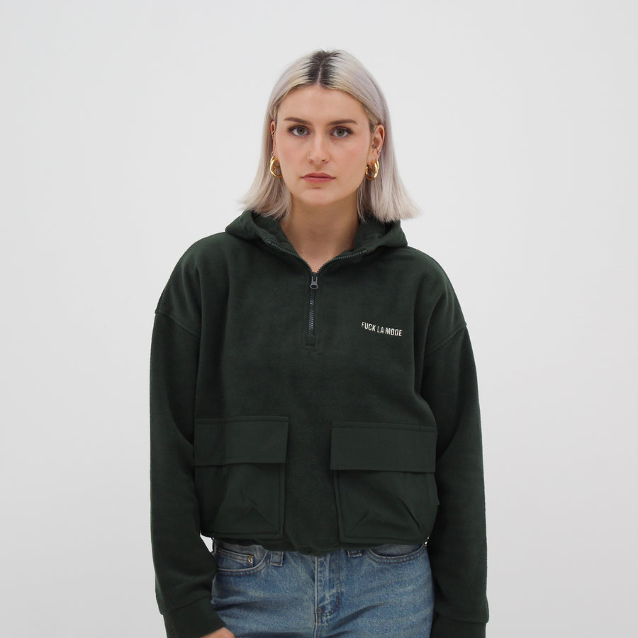 Women's sherpa quarter zip