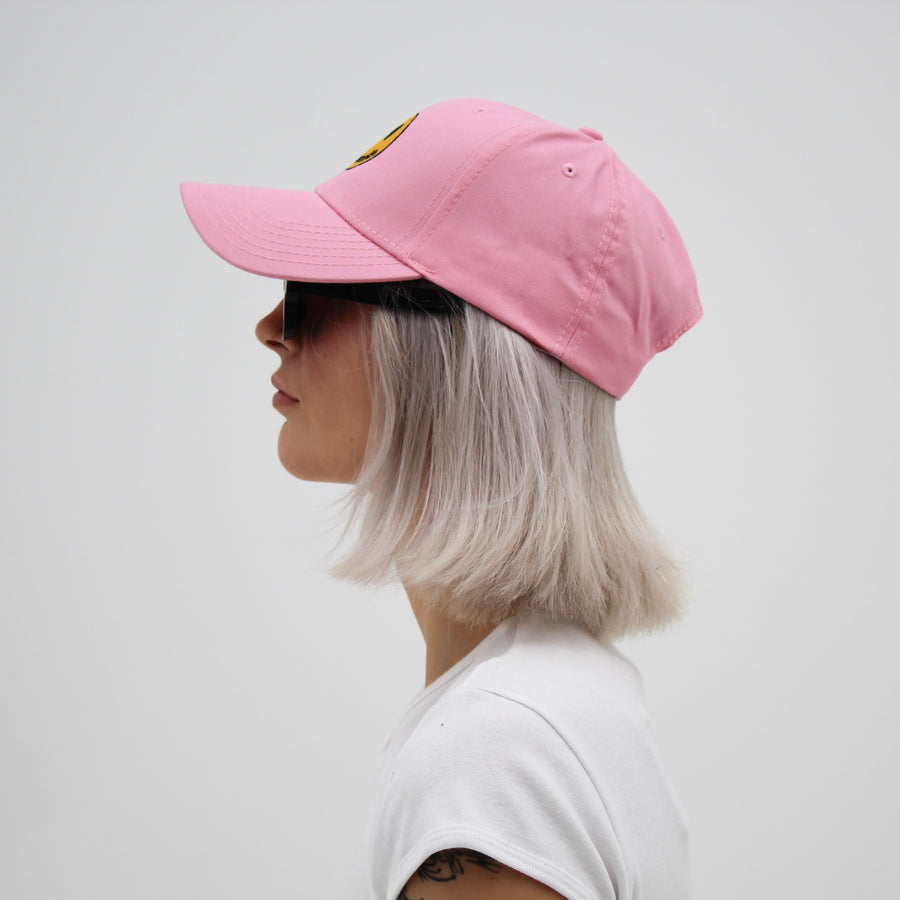 Smiley Face Cap - Pink