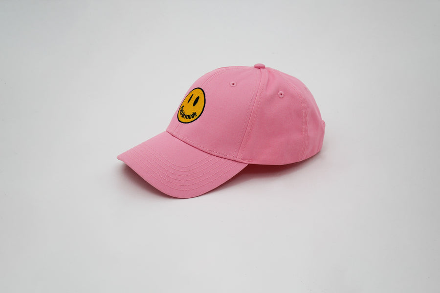 Smiley Face Cap - Pink