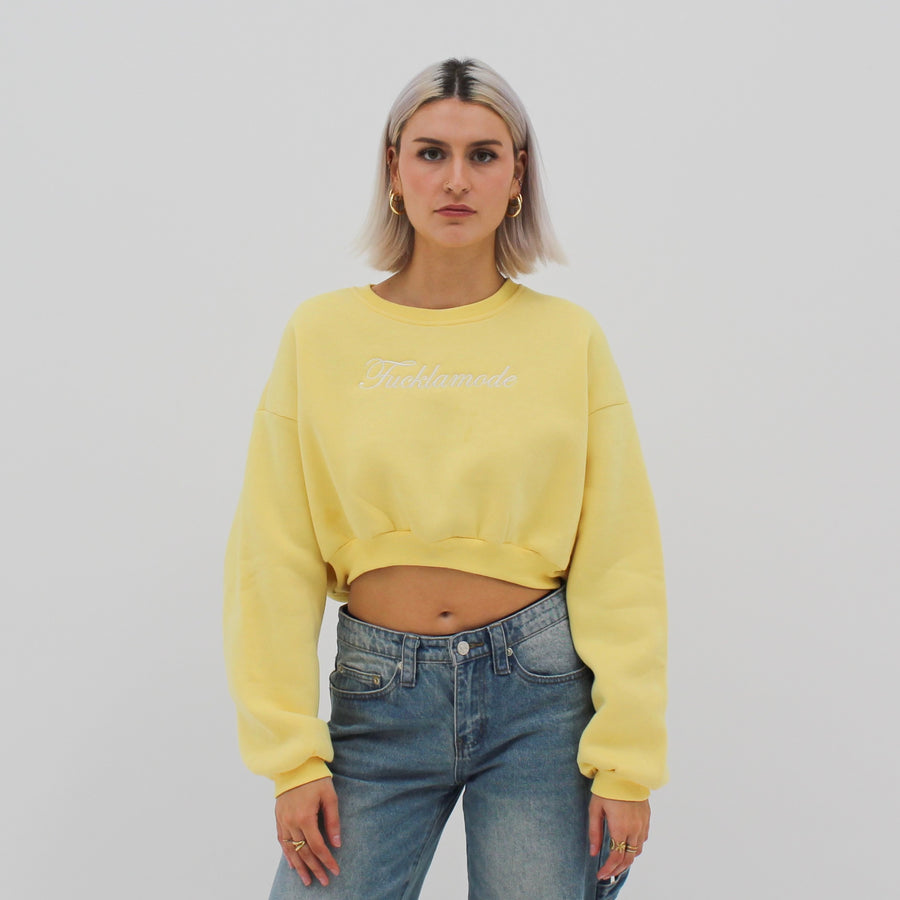 Oversize Women’s Script Crewneck