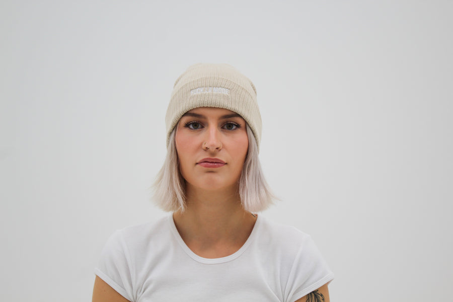 Cotton Beanie - Creme