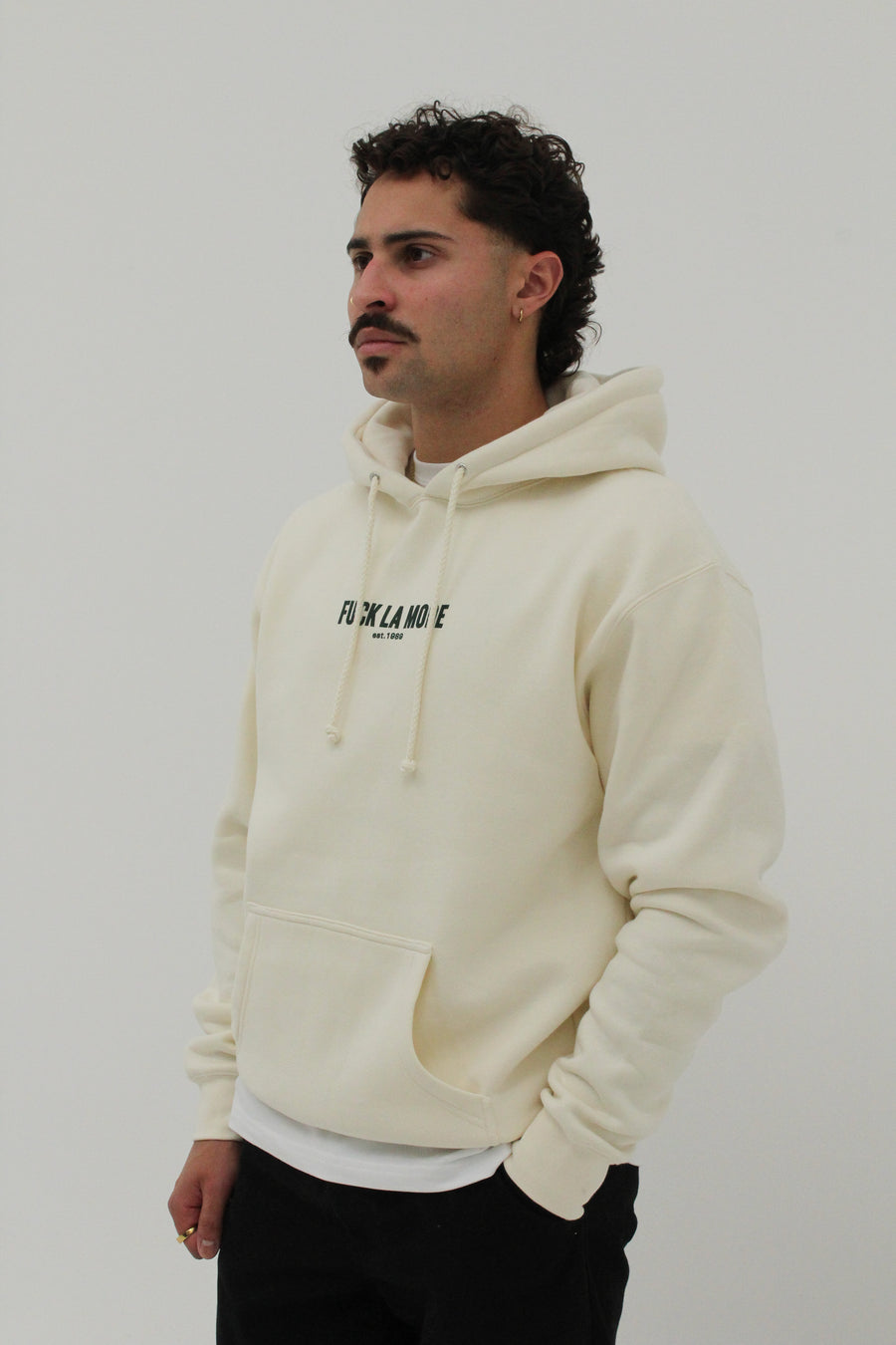 Heavyweight Classic Hoodie - Creme