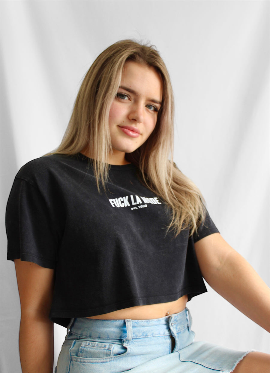 FLM Crop Tee