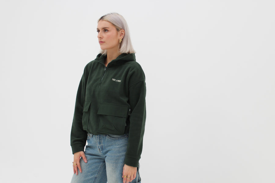 Women's sherpa quarter zip