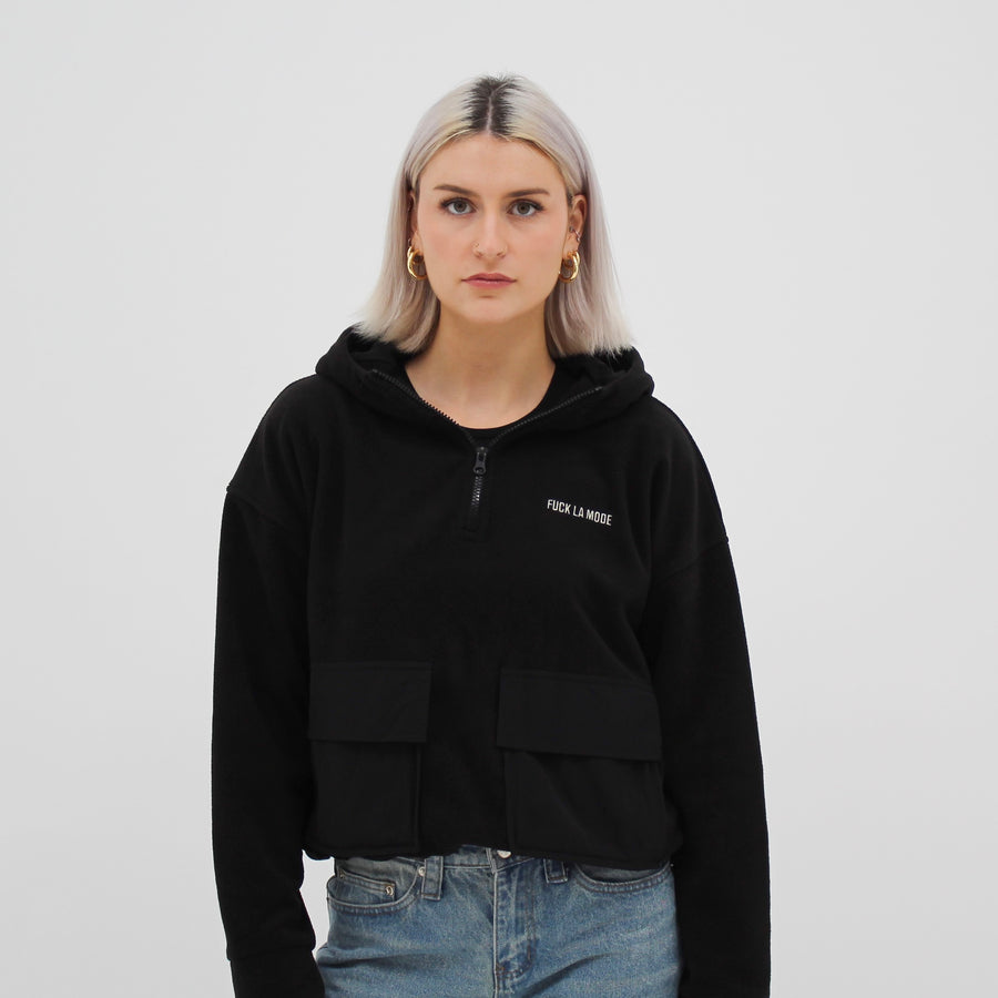 Women's sherpa quarter zip