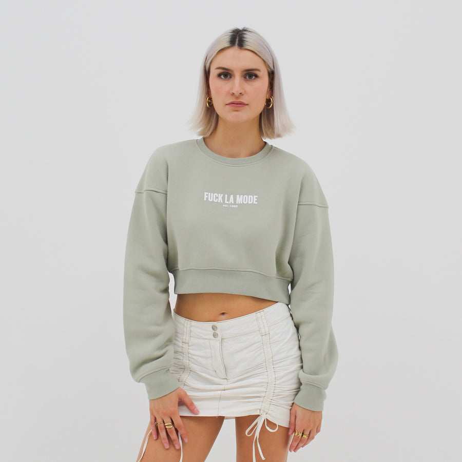 Crop Sweater - Grey