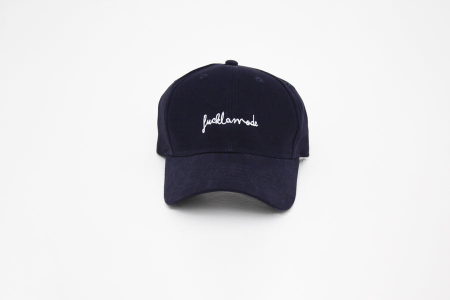 Premium Handwriting Cap - Navy Blue