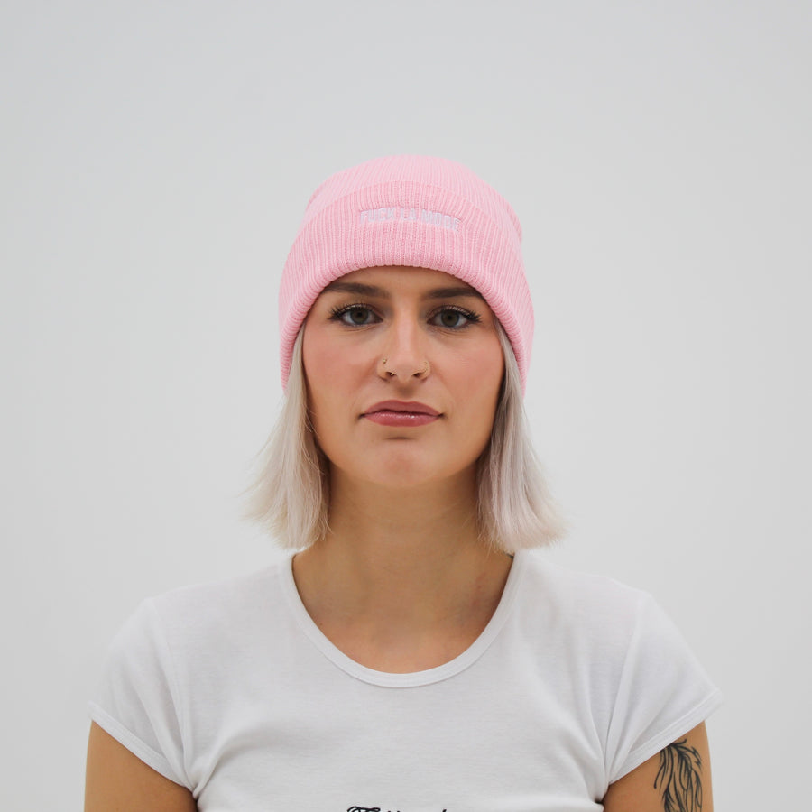 Cotton Beanie - Light Pink