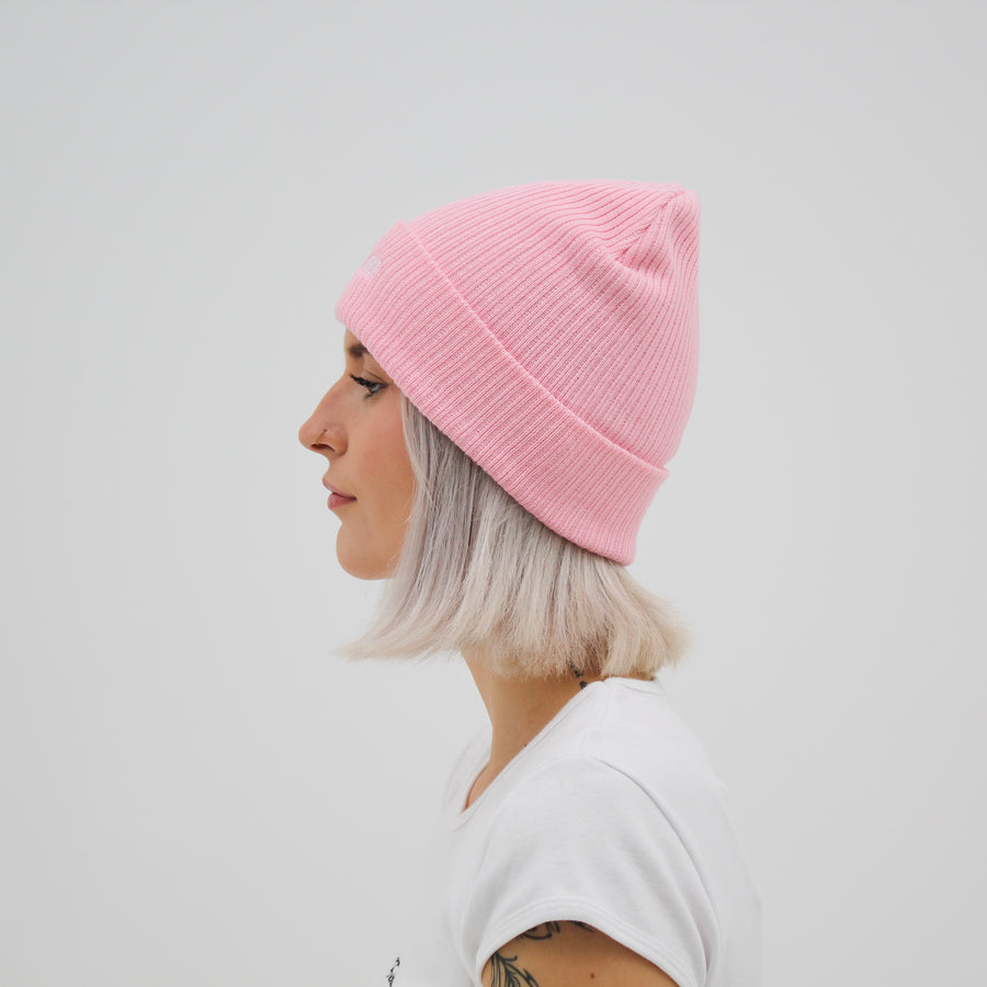 Cotton Beanie - Light Pink